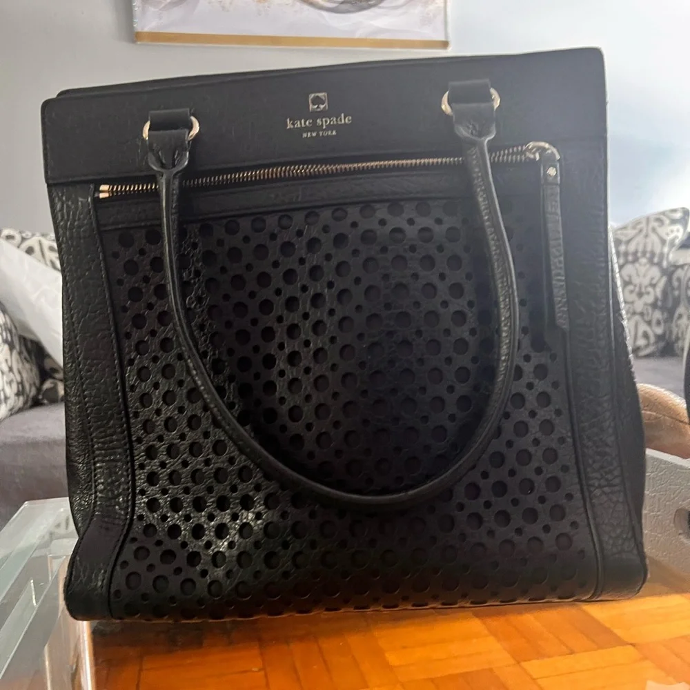 KATE SPADE "Lynne" Perri Lane Bubbles Leather - Picture 3 of 8